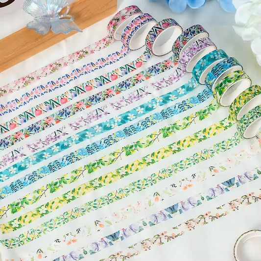 Coming Soon | Set of 5 Spring Heart Washi Tapes