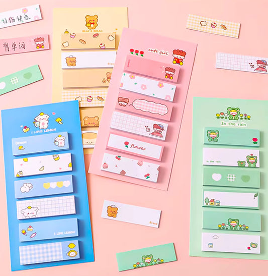 Cute Label Sticky Notepads