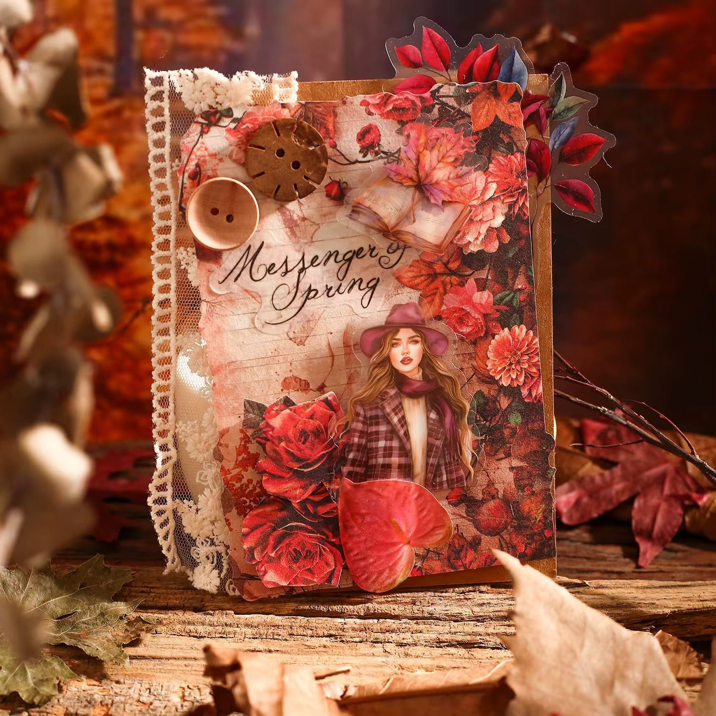 30 Shts Autumn Paper Materials