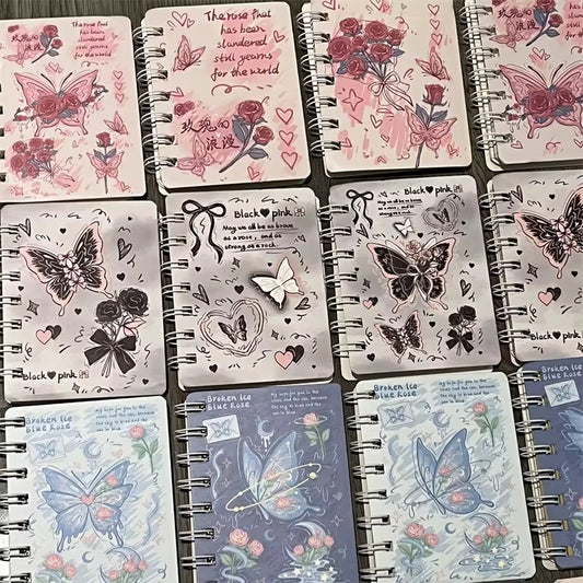 Coming Soon | A7 Small Rose Butterfly Notebook