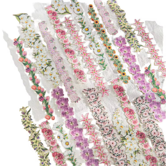 20 Pcs Wild Flowers Sticker Series