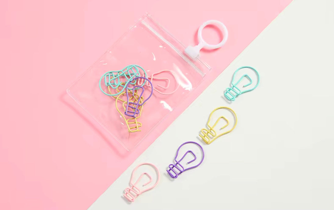 Candy-Coloured Paper Clip Set