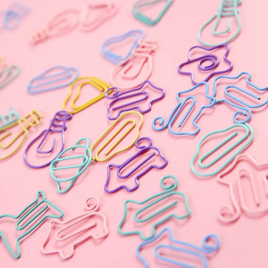 Candy-Coloured Paper Clip Set