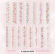 30 Shts Lace Flower Stickers
