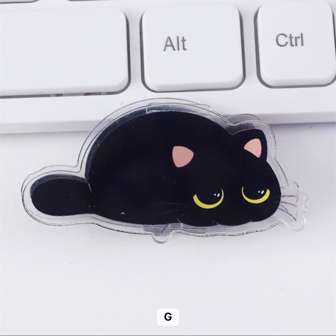 Cute Acrylic Cat Clips