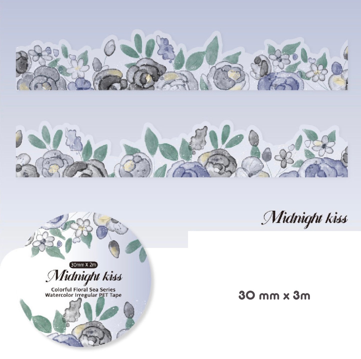 Vibrant Floral Sticker Roll