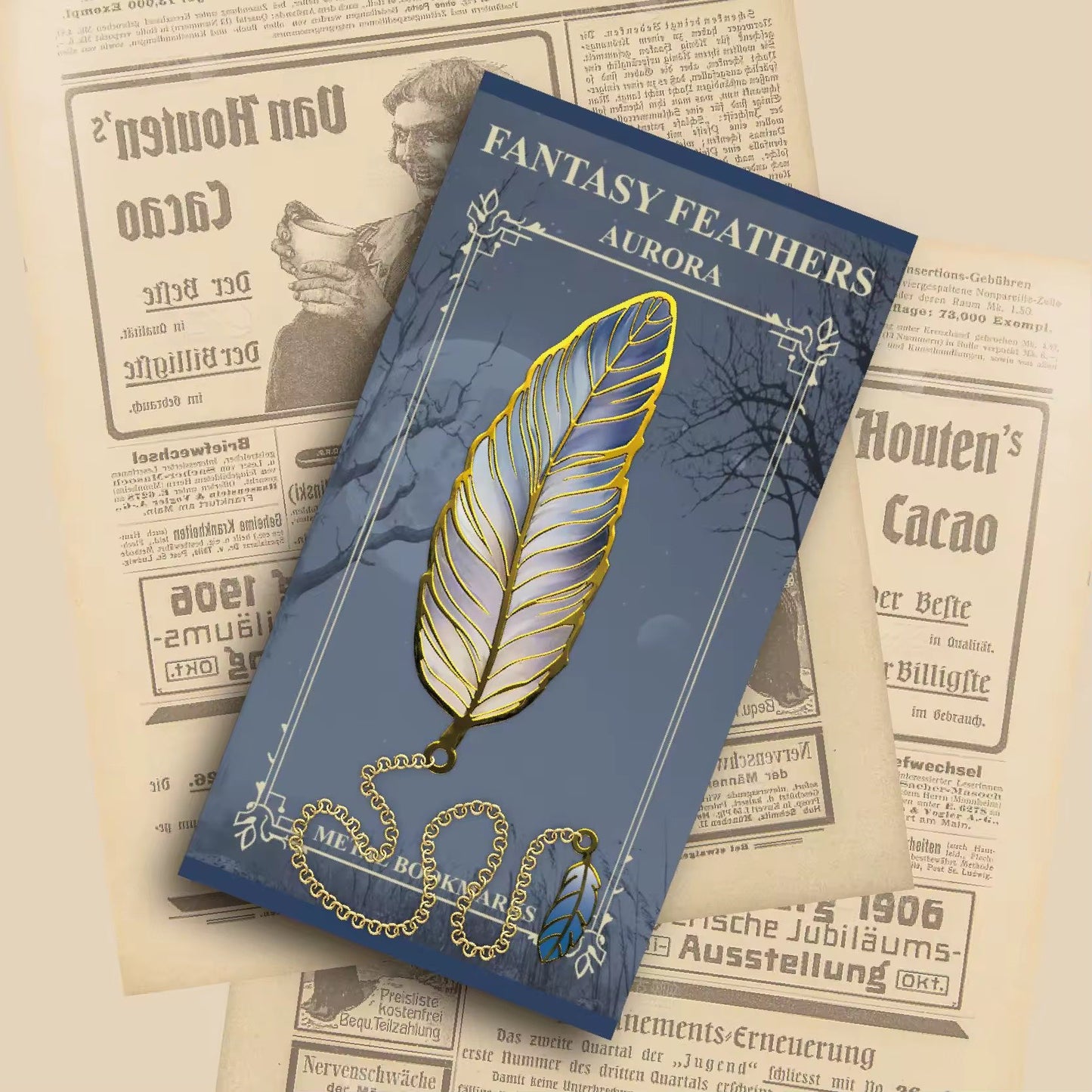 Coming Soon | Feather Metal Bookmark