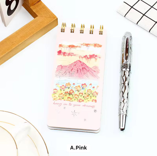 A7 Mini Landscape Theme Notebook