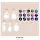 40 Pcs Charming Bottle Series