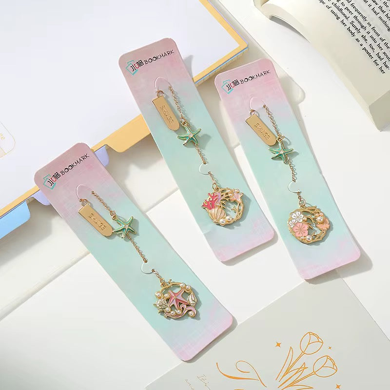 Underwater Theme Metal Bookmark