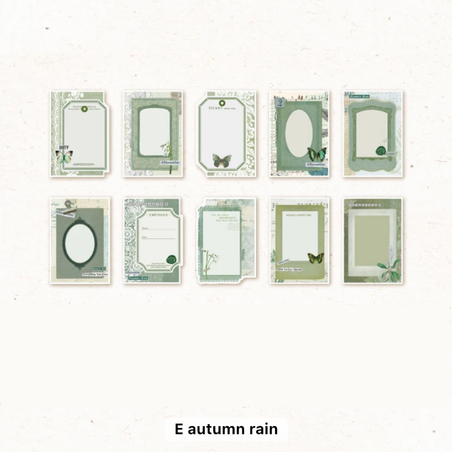 Small Base Letter Papers