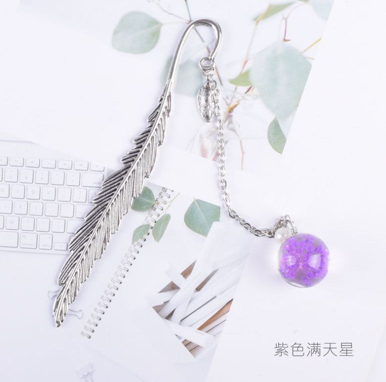 Dried Flower Bookmark