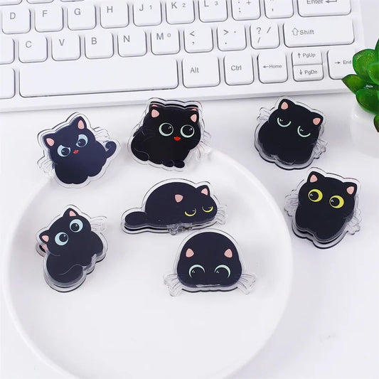 Cute Acrylic Cat Clips
