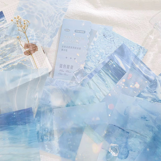 20 Pcs Water Ripples Paper Materials