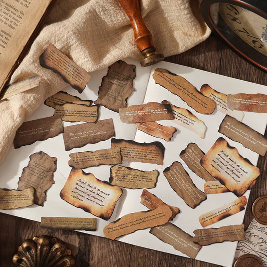 30 Shts Memory Letter Sticker Series