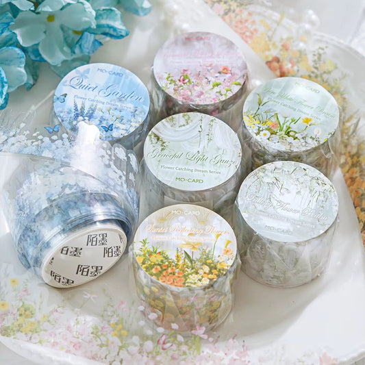 Dream-Catching Flower Sticker Roll