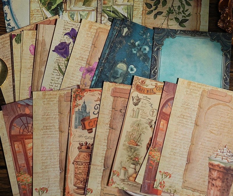Retro Base Paper Materials