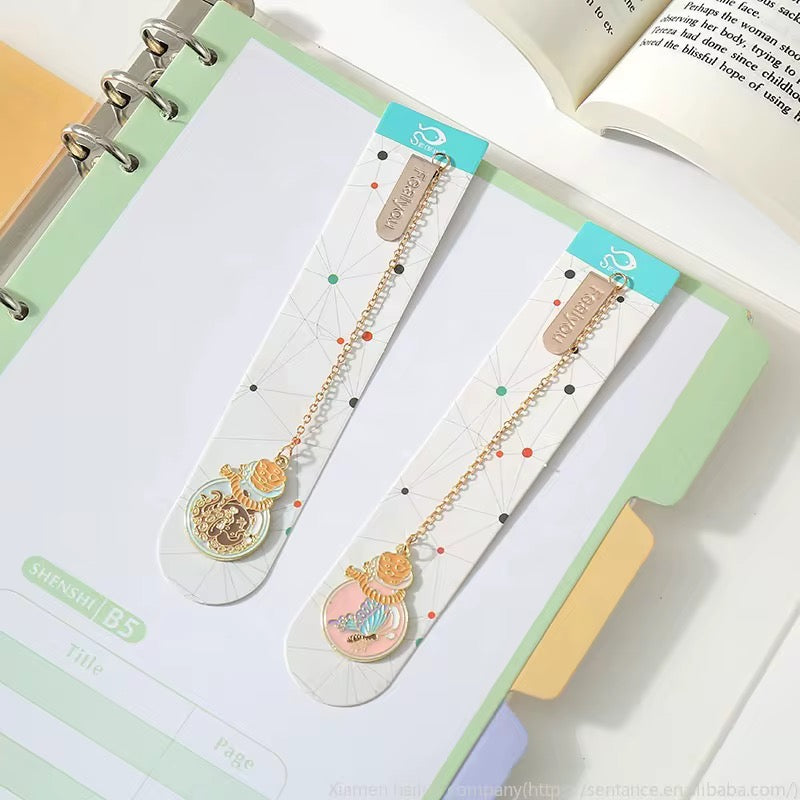 Cute Metal Sea Bookmark