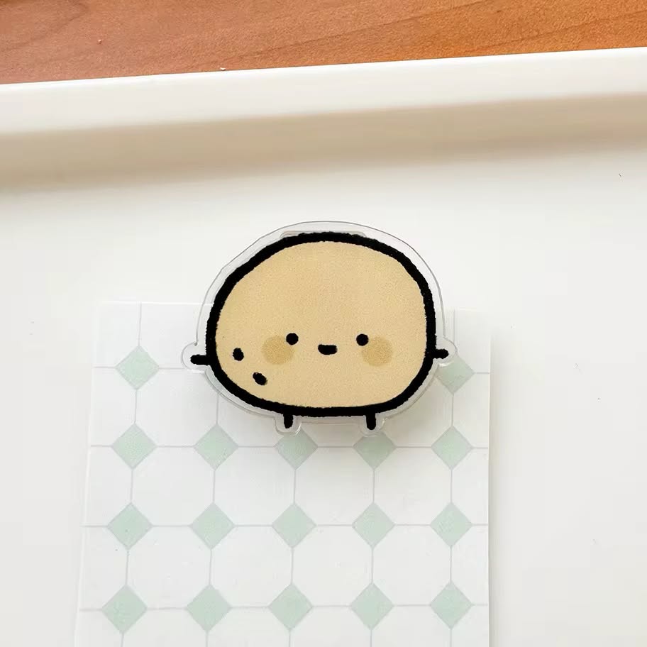 Coming Soon | Veggie Cartoon Acrylic Clip