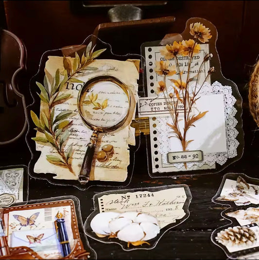 40 Shts Picking Up Light Chapter Stickers