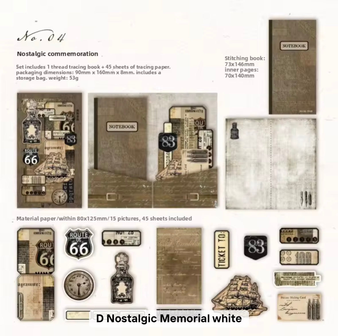 Vintage Story Notes Scrapbook Series