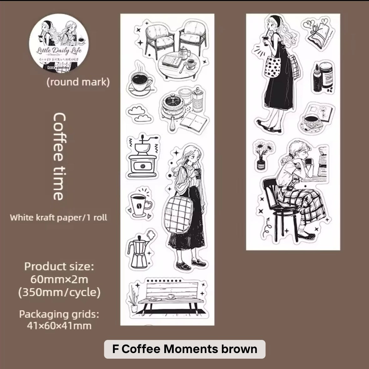 Little Daily Life Sticker Roll