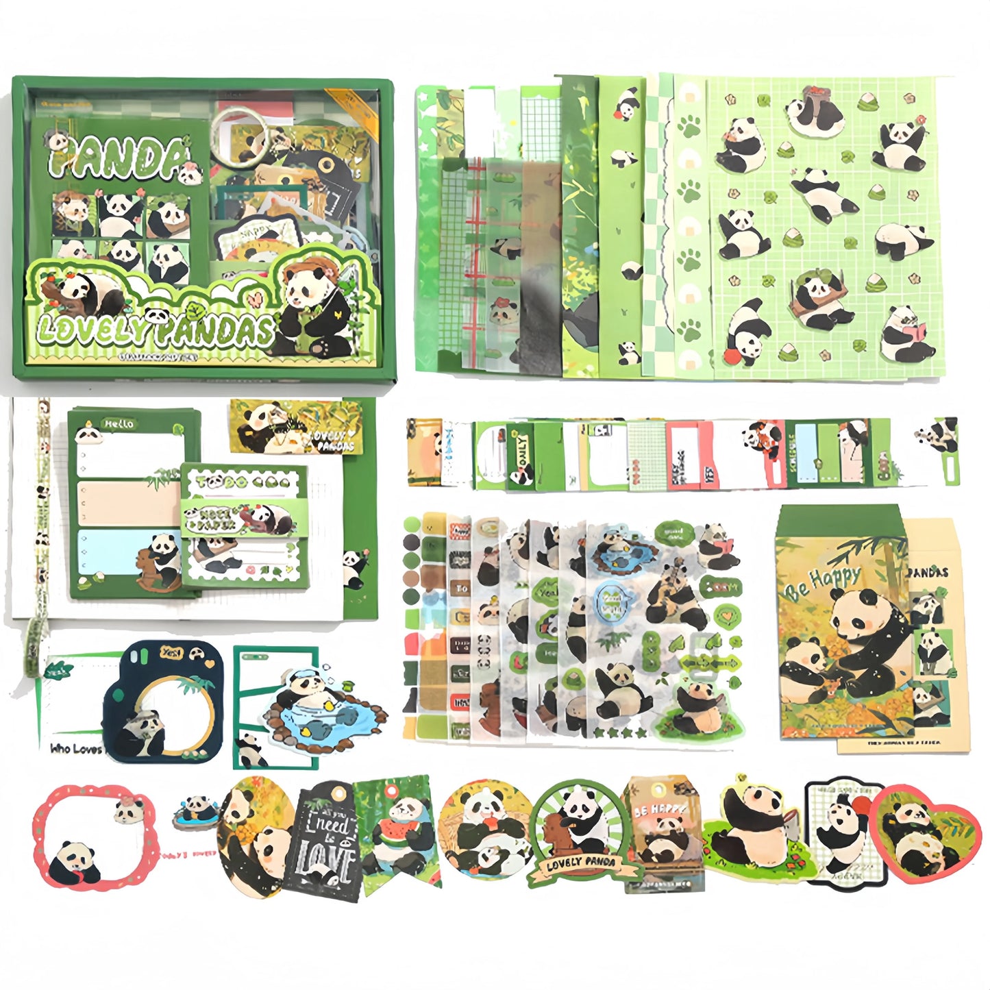 Lovely Pandas Notebook Set