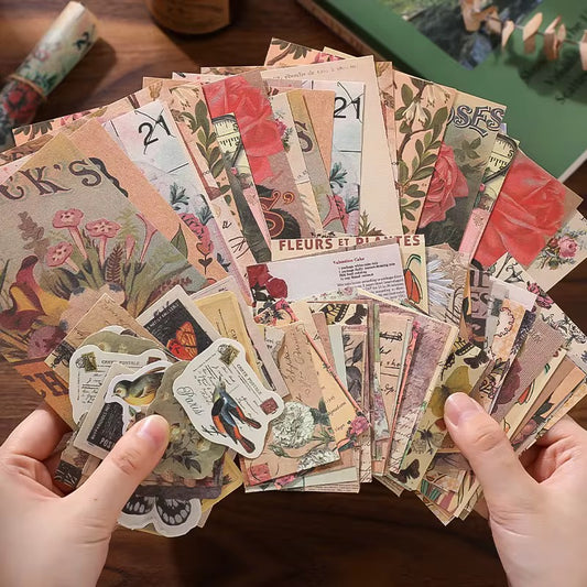 Coming Soon | 100 Pcs Vintage Paper Materials