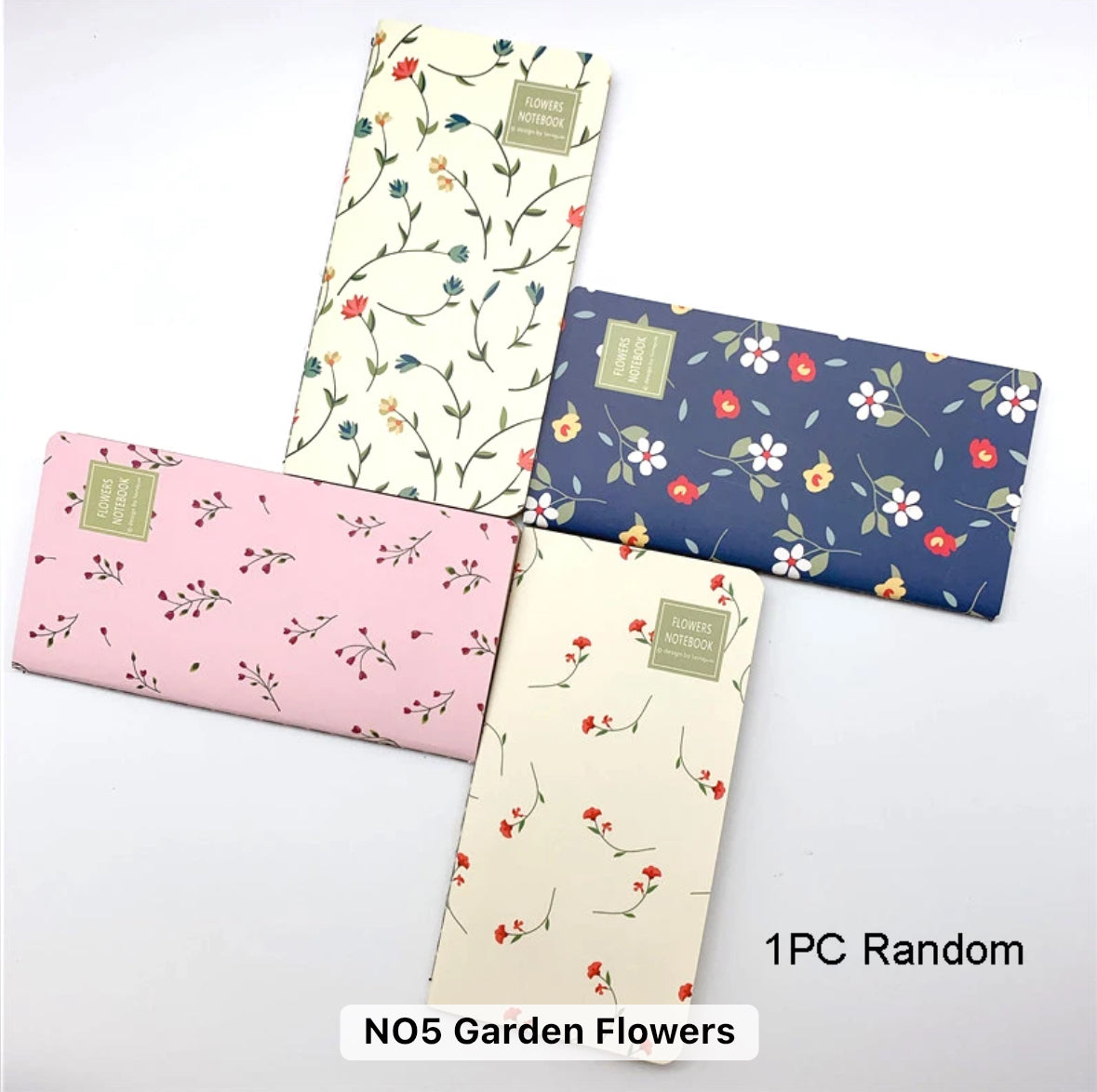 48 Paged-Vintage Flower Book