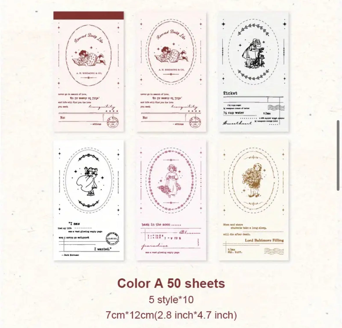 50 Shts Aesthetic Handbook