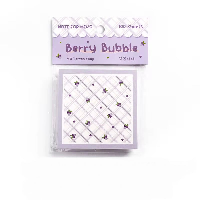 Checkered Fruit Memo Papers