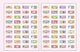2 Sheets of Sweet Stickers