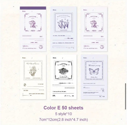 50 Shts Aesthetic Handbook