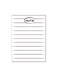 Stationery | Notepads 50 Papers
