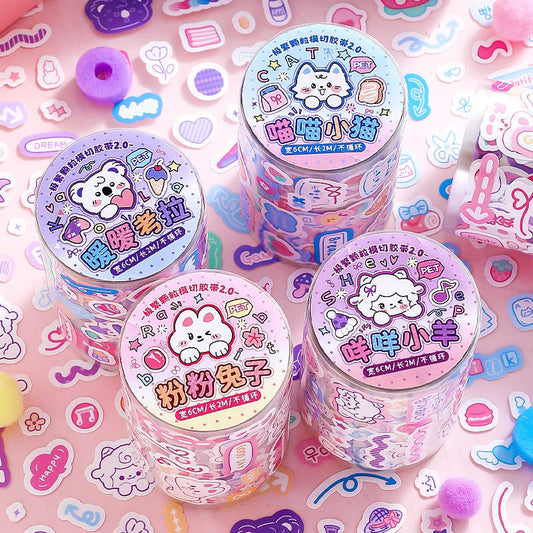 Precut Sticker Tape (Animal Theme)