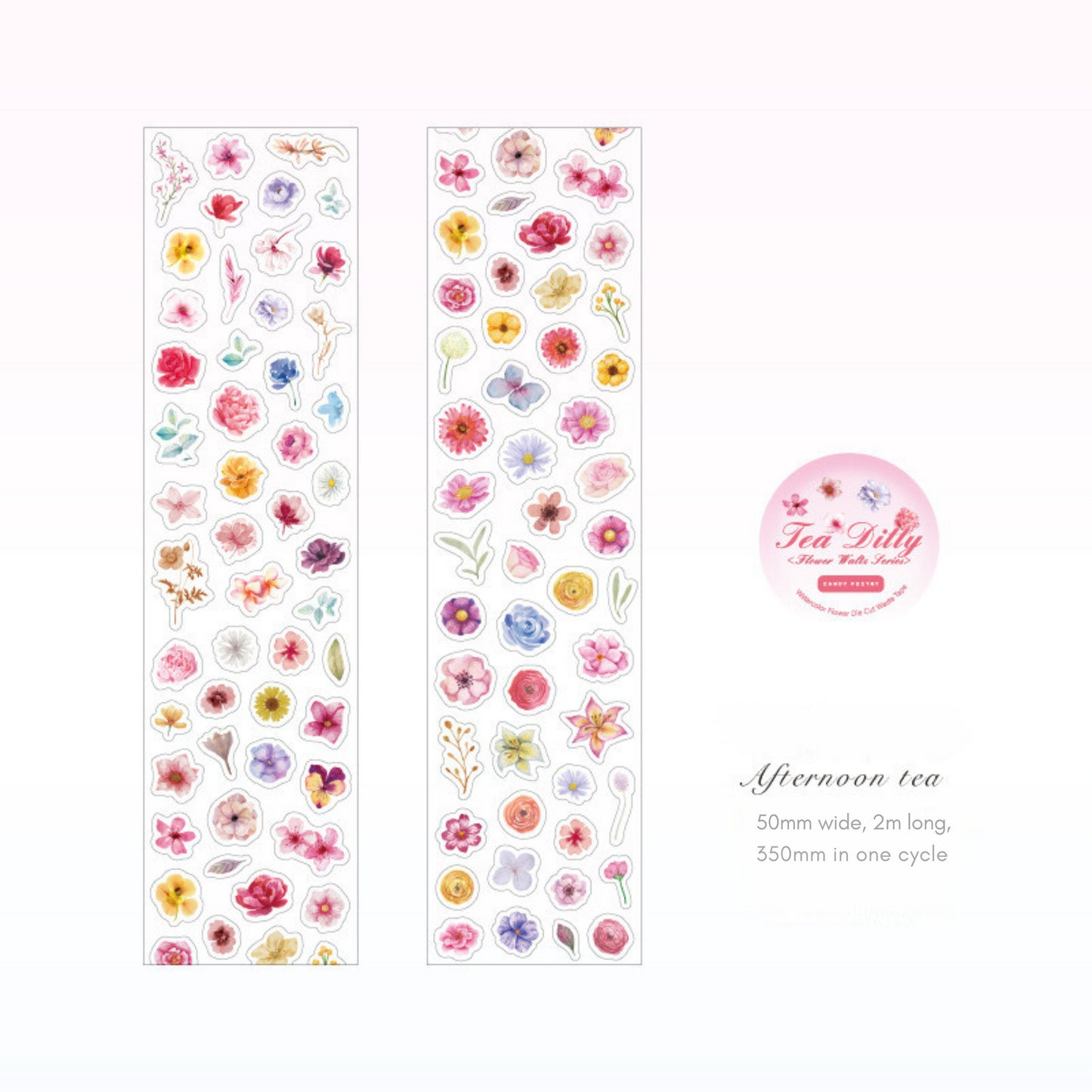 Small Flower Sticker Roll