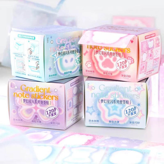 Gradient-Translucent Sticky Note Box