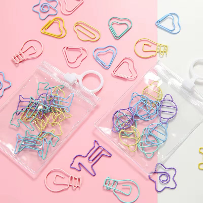 Candy-Coloured Paper Clip Set