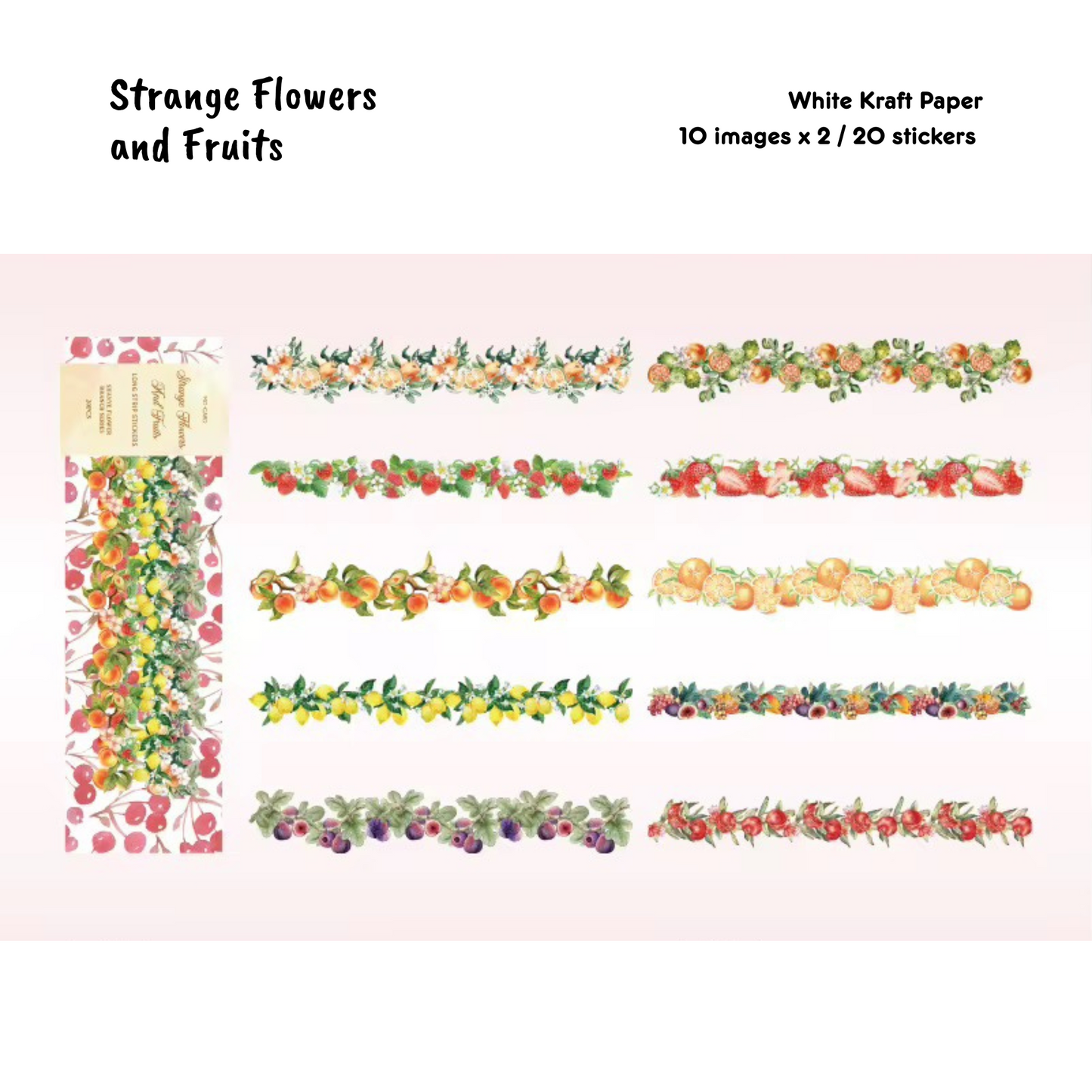 Coming Soon | 20 Pcs Wild Flowers Sticker Series