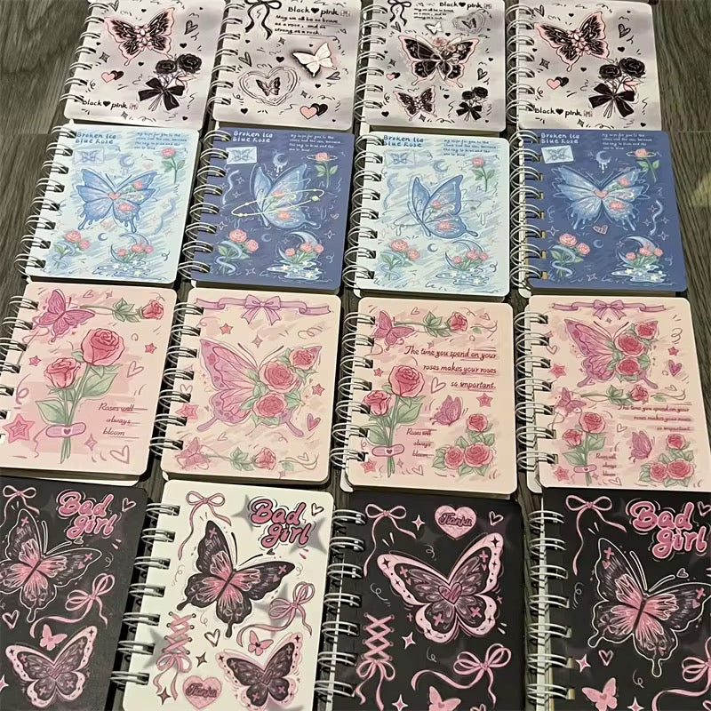 Coming Soon | A7 Small Rose Butterfly Notebook