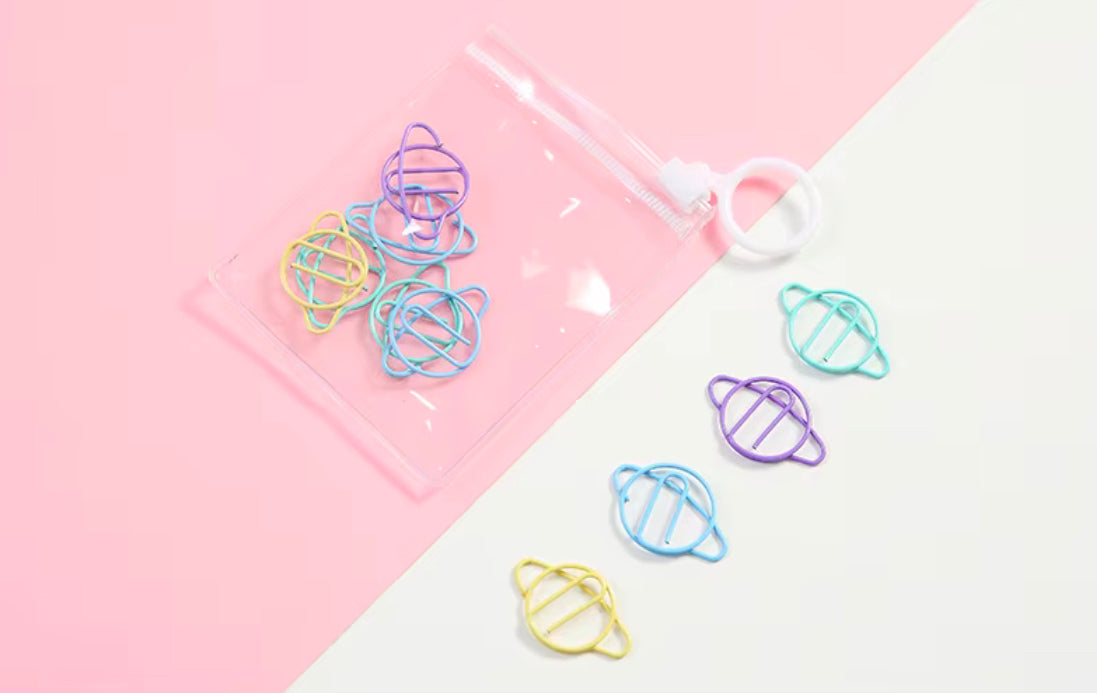 Candy-Coloured Paper Clip Set