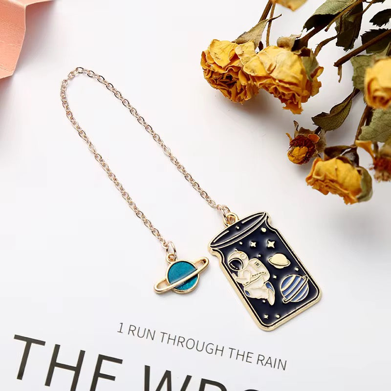 Coming Soon | Cute Metal Astronaut Bookmark
