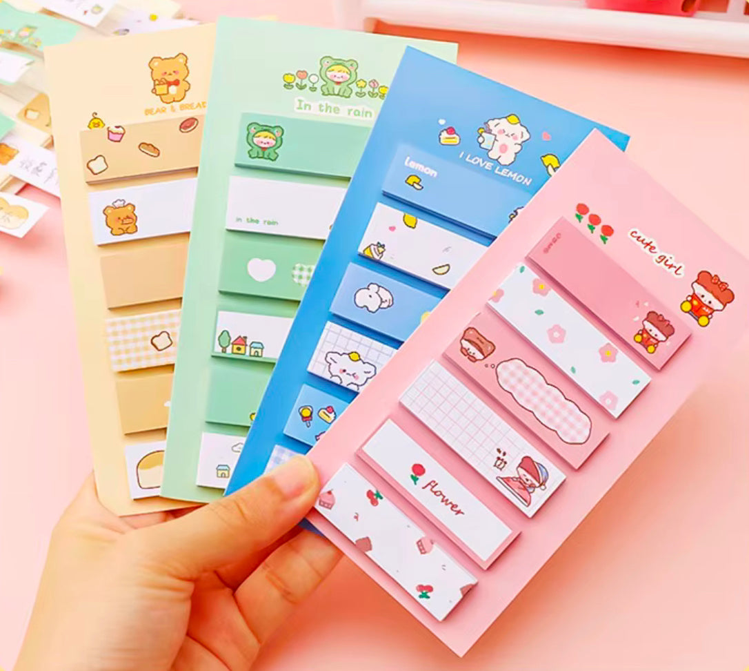 Cute Label Sticky Notepads