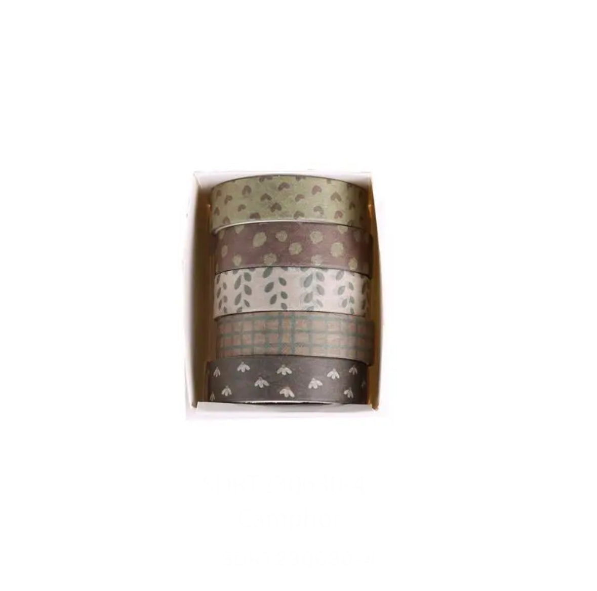 Set of 5 Mori Washi Tapes