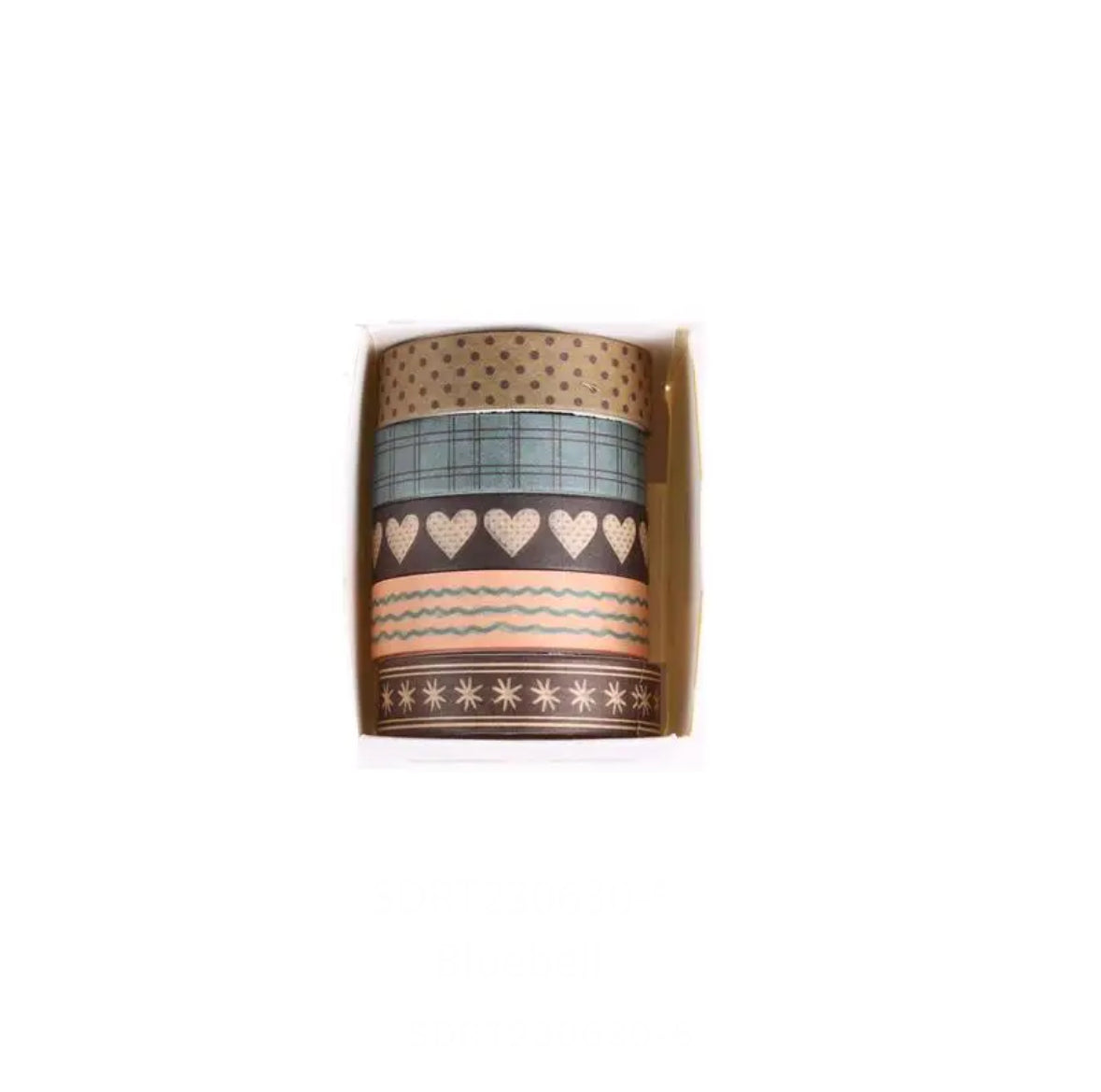 Set of 5 Mori Washi Tapes