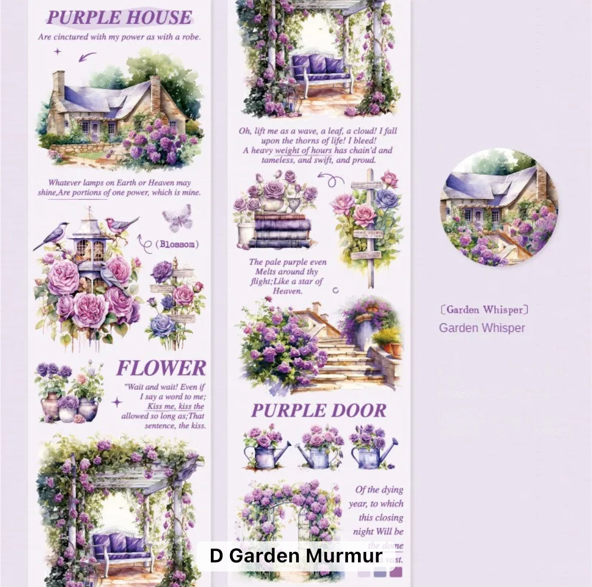 Garden Rose Series Roll