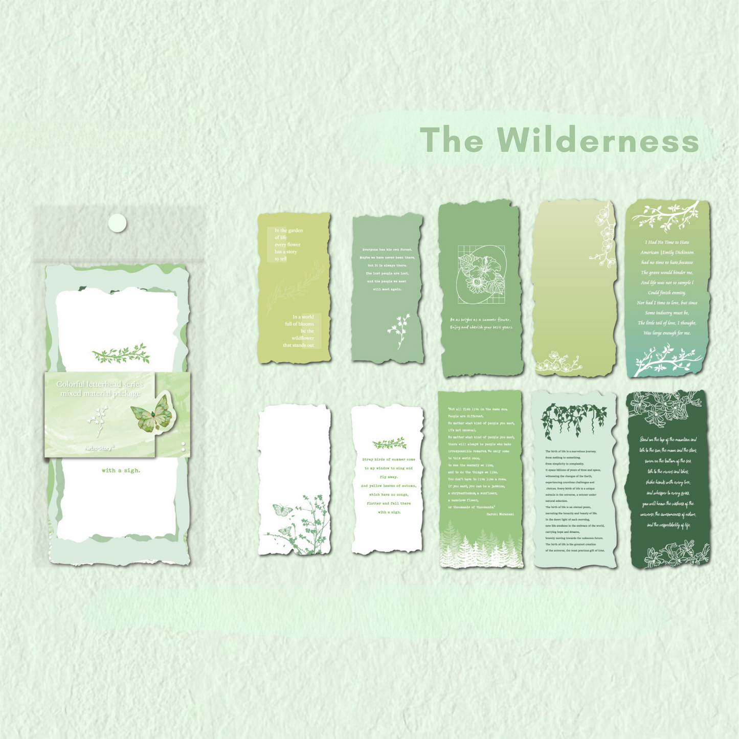 20 Pcs Literary Handbook