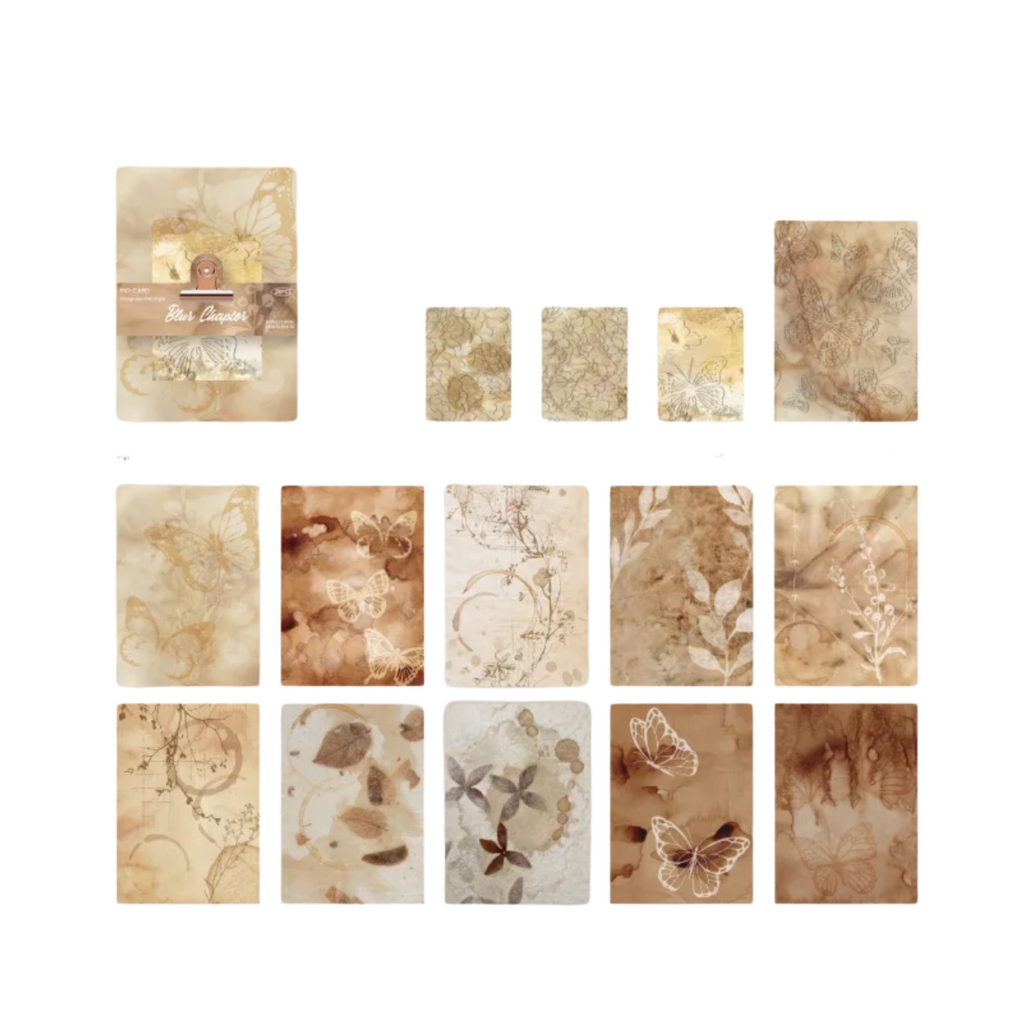Embossed Vintage Paper Materials