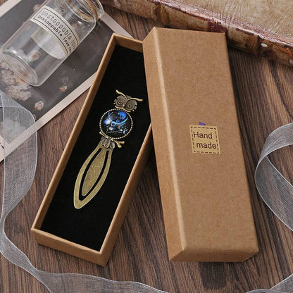 Stationery | Retro Owl Alloy Bookmark