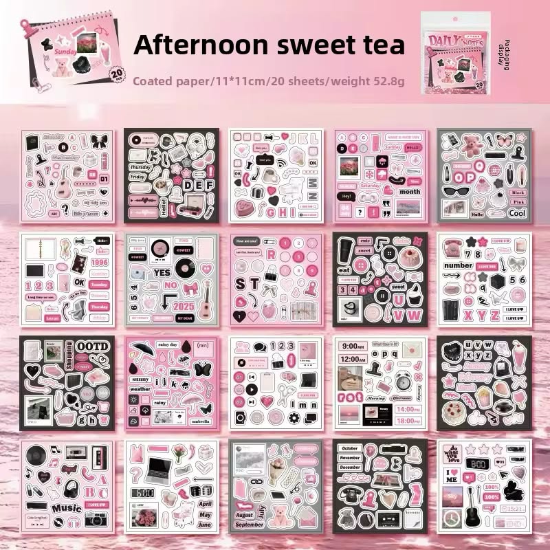 Coming Soon | 20 Shts of Daily Notes Stickers